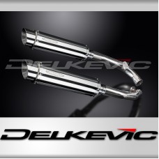 HONDA VTR1000 SP1 2000-2001 350mm ROUND STAINLESS BSAU SILENCER EXHAUST KIT