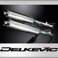 HONDA VTR1000 SP2 2002-2010 450mm OVAL STAINLESS BSAU SILENCER EXHAUST KIT