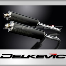 HONDA VTR1000 SP2 2002-2010 450mm OVAL CARBON BSAU SILENCER EXHAUST KIT