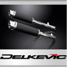 HONDA VTR1000 SP2 2002-2010 350mm CARBON ROUND BSAU SILENCER EXHAUST KIT 