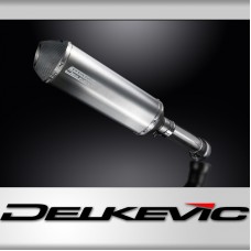 BMW K1300S 2009-2016 Delkevic 343mm X-Oval Titanium Exhaust Silencer Can Kit
