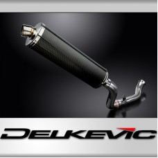KTM 690 DUKE 2017-2018 DECAT 450mm OVAL CARBON BSAU SILENCER EXHAUST KIT