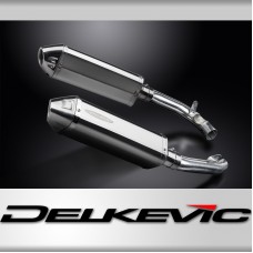 HONDA VTR1000 FIRESTORM 1997-03 320mm TRI STAINLESS BSAU SILENCER EXHAUST KIT