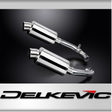 HONDA VTR1000 FIRESTORM 1997-03 225mm OVAL STAINLESS SILENCER EXHAUST KIT