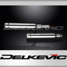 HONDA VT1100C2 2000-2007 410mm CUSTOM SILENCER EXHAUST KIT  BULL NOSE 