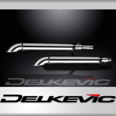 HONDA VT1100C2 2000-2007 550mm CUSTOM SILENCER EXHAUST KIT TURN OUT 