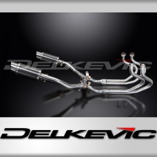 HONDA ST1300 PAN EUROPEAN ABS FULL EXHAUST SYSTEM 200mm CARBON ROUND