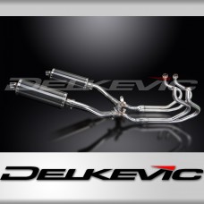 HONDA ST1300 PAN EUROPEAN ABS FULL EXHAUST SYSTEM 350mm CARBON OVAL BSAU