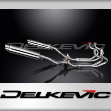 HONDA ST1300 PAN EUROPEAN ABS FULL EXHAUST SYSTEM 350mm STAINLESS ROUND BSAU