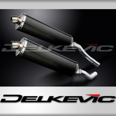 HONDA ST1300 ABS PAN EUROPEAN 2002-2017 450mm OVAL CARBON BSAU EXHAUST KIT