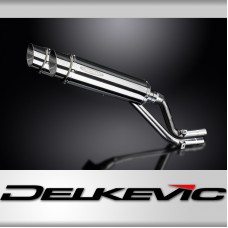 HONDA NX650 DOMINATOR 1995-2002 350mm ROUND STAINLESS BSAU SILENCER EXHAUST KIT