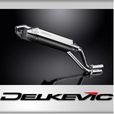 HONDA NX650 DOMINATOR 1995-2002 320mm TRI STAINLESS BSAU SILENCER EXHAUST KIT