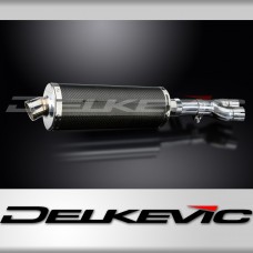 HONDA NTV600 NTV650 REVERE 88-99 350mm CARBON BSAU SILENCER EXHAUST KIT