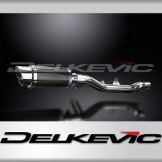HONDA NT700V DEAUVILLE 2006-2015 200mm ROUND CARBON  SILENCER EXHAUST KIT