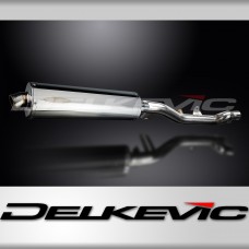 HONDA NT700V DEAUVILLE 2006-2015 450mm OVAL STAINLESS BSAU SILENCER EXHAUST KIT