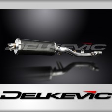 HONDA NT700V DEAUVILLE 2006-2015 350mm OVAL CARBON BSAU SILENCER EXHAUST KIT