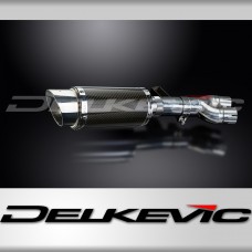 HONDA NT400 BROS NT650HAWK 88-92 200mm ROUND CARBON  SILENCER EXHAUST KIT