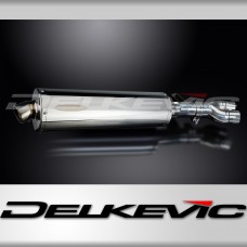 HONDA NT400 BROS NT650HAWK 88-92 450mm OVAL STAINLESS BSAU SILENCER EXHAUST KIT