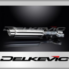 HONDA NT400 BROS NT650HAWK 88-92 350mm ROUND STAINLESS BSAU SILENCER EXHAUST KIT