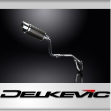 HONDA CRF250 L-M 2012-16 FULL EXHAUST SYSTEM 200mm CARBON ROUND SILENCER