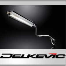 HONDA CRF250 L-M 2012-16 FULL EXHAUST SYSTEM 450mm STAINLESS OVAL BSAU SILENCER