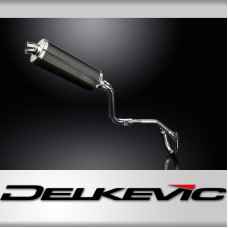 HONDA CRF250 L-M 2012-16 FULL EXHAUST SYSTEM 350mm CARBON OVAL BSAU SILENCER