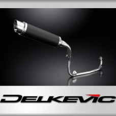 HONDA MSX125 GROM 13-15 TAILTIDY FULL EXHAUST SYSTEM 350mm CARBON ROUND