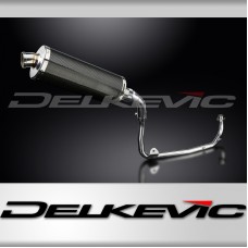 HONDA MSX125 GROM 13-15 MUDGUARD FULL EXHAUST SYSTEM 350mm CARBON OVAL