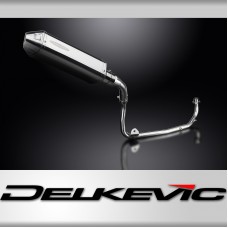 HONDA MSX125 GROM 13-15 MUDGUARD FULL EXHAUST SYSTEM 320mm STAINLESS TRI