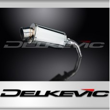 HONDA MSX125 GROM 13-15 MUDGUARD COMPAT 225mm OVAL STAINLESS EXHAUST KIT