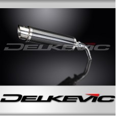 HONDA MSX125 GROM 13-15 350mm CARBON BSAU SILENCER EXHAUST MUDGUARD COMPATIBLE