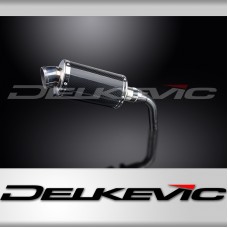 HONDA MSX125 GROM 13-15 TAILTIDY 225mm OVAL CARBON SILENCER EXHAUST KIT