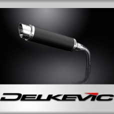 HONDA MSX125 GROM 2013-15 350mm CARBON ROUND BSAU SILENCER EXHAUST KIT TAIL TIDY