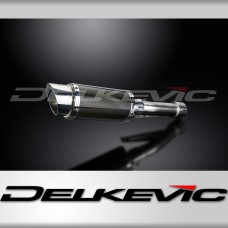 HONDA GB500F GB500TT 1985-1987 200mm ROUND CARBON  SILENCER EXHAUST KIT