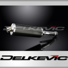 HONDA GB500F GB500TT 1985-1987 350mm OVAL CARBON BSAU SILENCER EXHAUST KIT