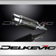 HONDA FJS600 FJS400 SILVERWING 2002-14 200mm ROUND CARBON  SILENCER EXHAUST KIT