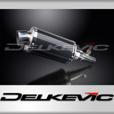 HONDA FJS600 FJS400 SILVERWING 2002-14 225mm OVAL CARBON SILENCER EXHAUST KIT