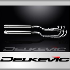 HONDA GL1500C F6C VALKYRIE 96-03 FULL 6-2 EXHAUST 550mm SILENCER SLASHCUT BAFFLE