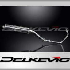 HONDA CBR250R 2011-2013 FULL EXHAUST SYSTEM 450mm CARBON OVAL BSAU SILENCER