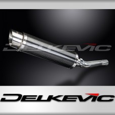 HONDA CBR250R 2011-2013 350mm ROUND CARBON BSAU SILENCER EXHAUST KIT
