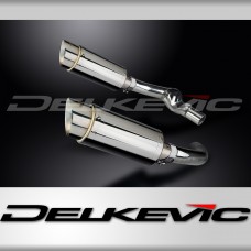 HONDA CBR1000F 1987-1999 200mm ROUND STAINLESS SILENCER EXHAUST KIT