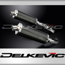 HONDA CBR1000F 1987-1999 350mm CARBON BSAU SILENCER EXHAUST KIT