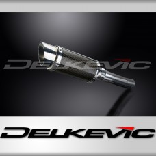 HONDA CBF500 2004-2008 200mm ROUND CARBON  SILENCER EXHAUST KIT