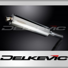 HONDA CBF500 2004-2008 450mm OVAL STAINLESS BSAU SILENCER EXHAUST KIT