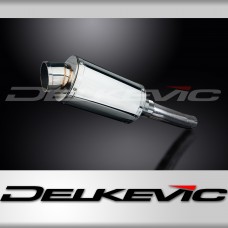 HONDA CBF500 2004-2008 225mm OVAL STAINLESS SILENCER EXHAUST KIT