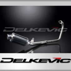 HONDA CBF250 2004-2012 FULL EXHAUST SYSTEM 225mm CARBON OVAL SILENCER