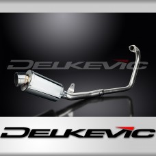 HONDA CBF250 2004-2012 FULL EXHAUST SYSTEM 225mm STAINLESS OVAL SILENCER