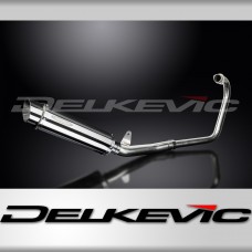 HONDA CBF250 2004-2012 FULL EXHAUST SYSTEM 350mm STAINLESS ROUND BSAU SILENCER