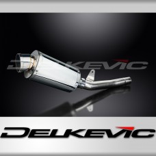 HONDA CBF250 2004-2012 225mm OVAL STAINLESS SILENCER EXHAUST KIT