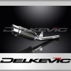 HONDA CBF250 2004-2012 200mm ROUND CARBON  SILENCER EXHAUST KIT